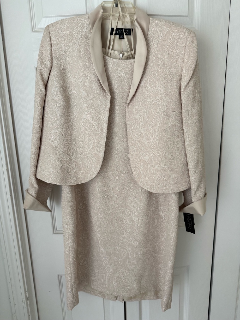 NWT Kasper Special Occasion Dress & Jacket 14P